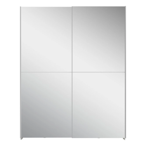 Szafa przesuwna z lustrem 150 cm Biały